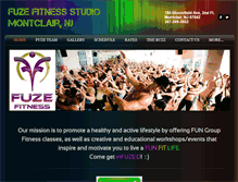 Tablet Screenshot of fuzefitnessnj.com